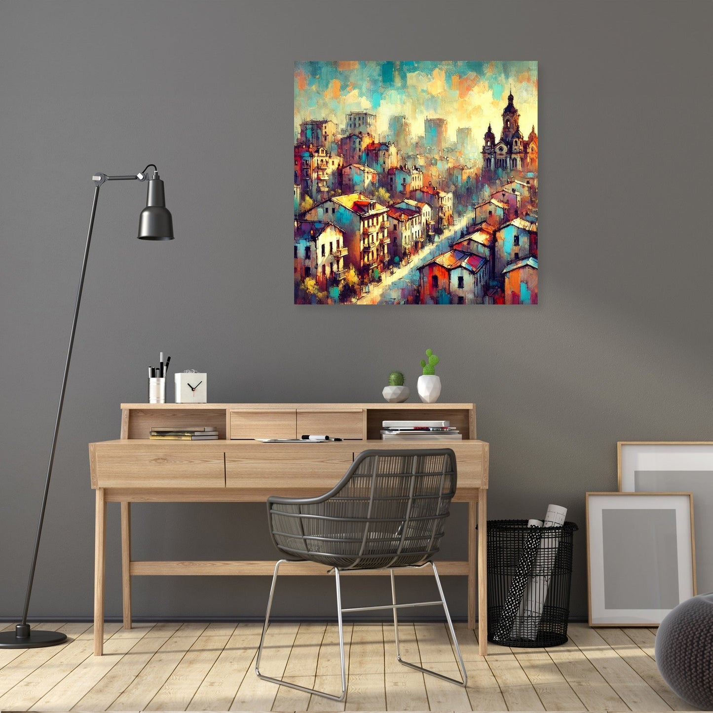 Sunrise Cityscape Canvas