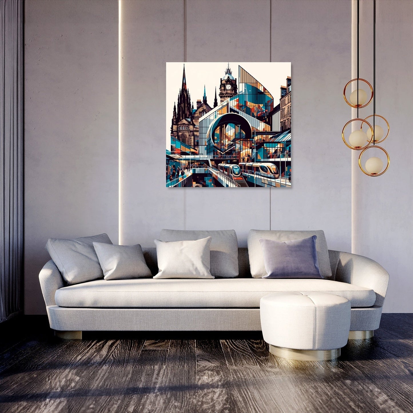 Modern Art Hub Edinburgh Canvas