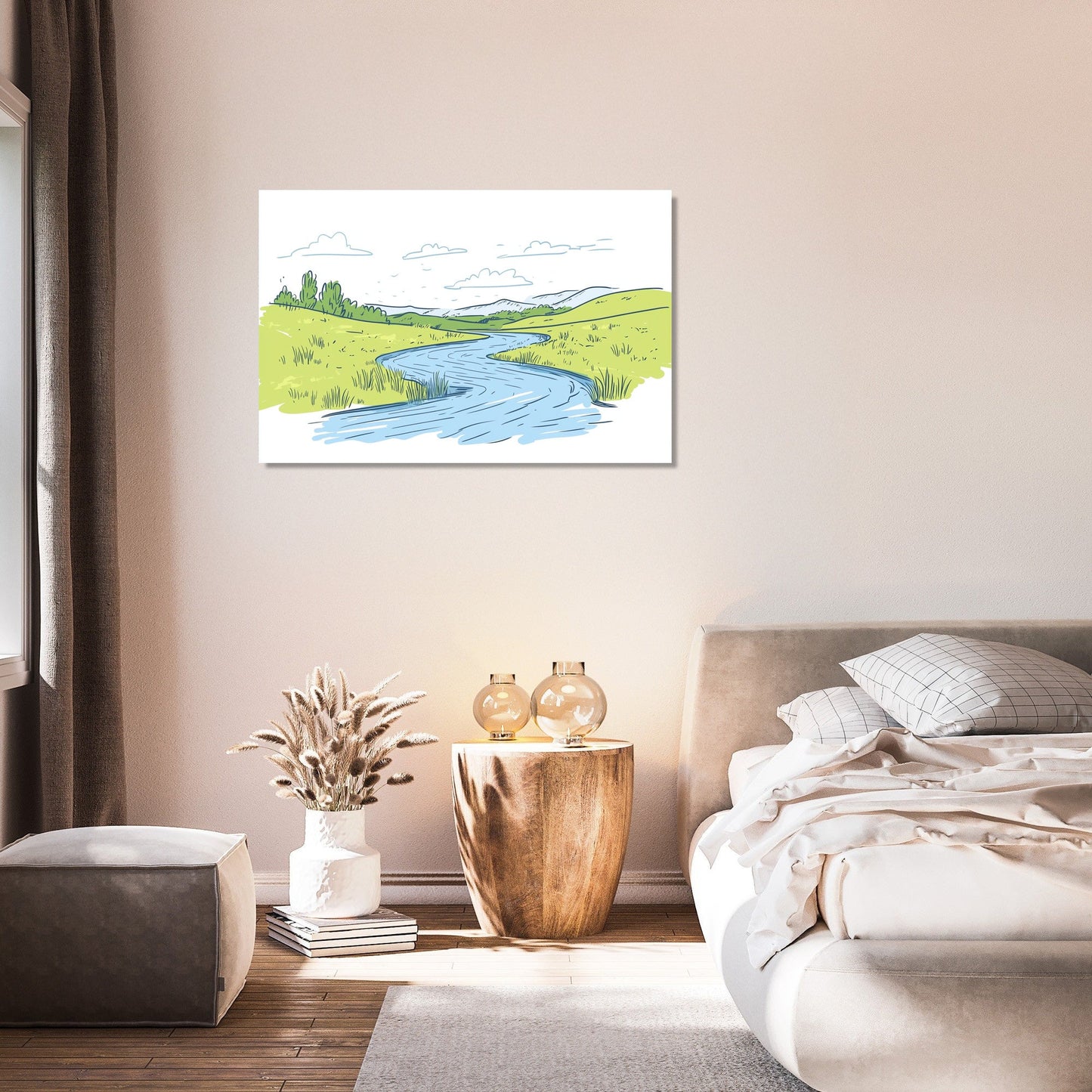 River's Whisper Canvas