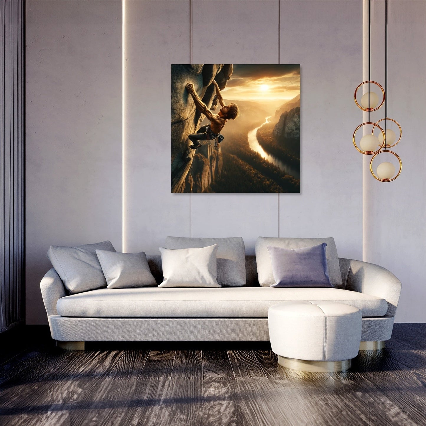 Climber's Triumph Canvas