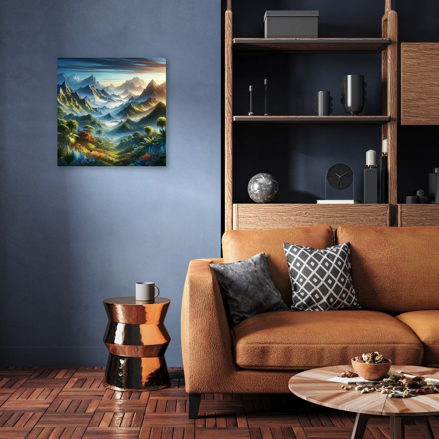 Mountain Tropics Symphony Canvas