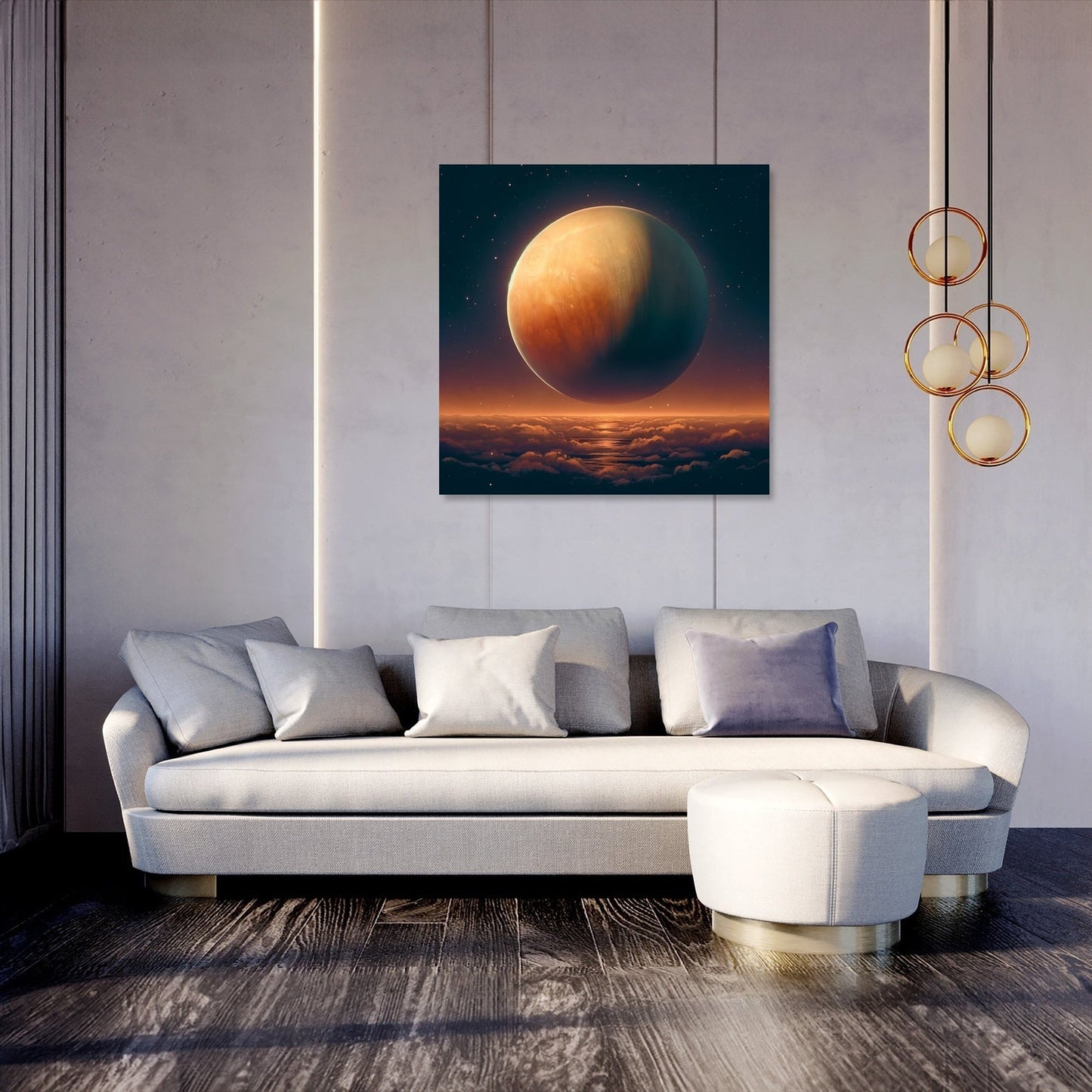 Titan's Hazy Enigma Canvas