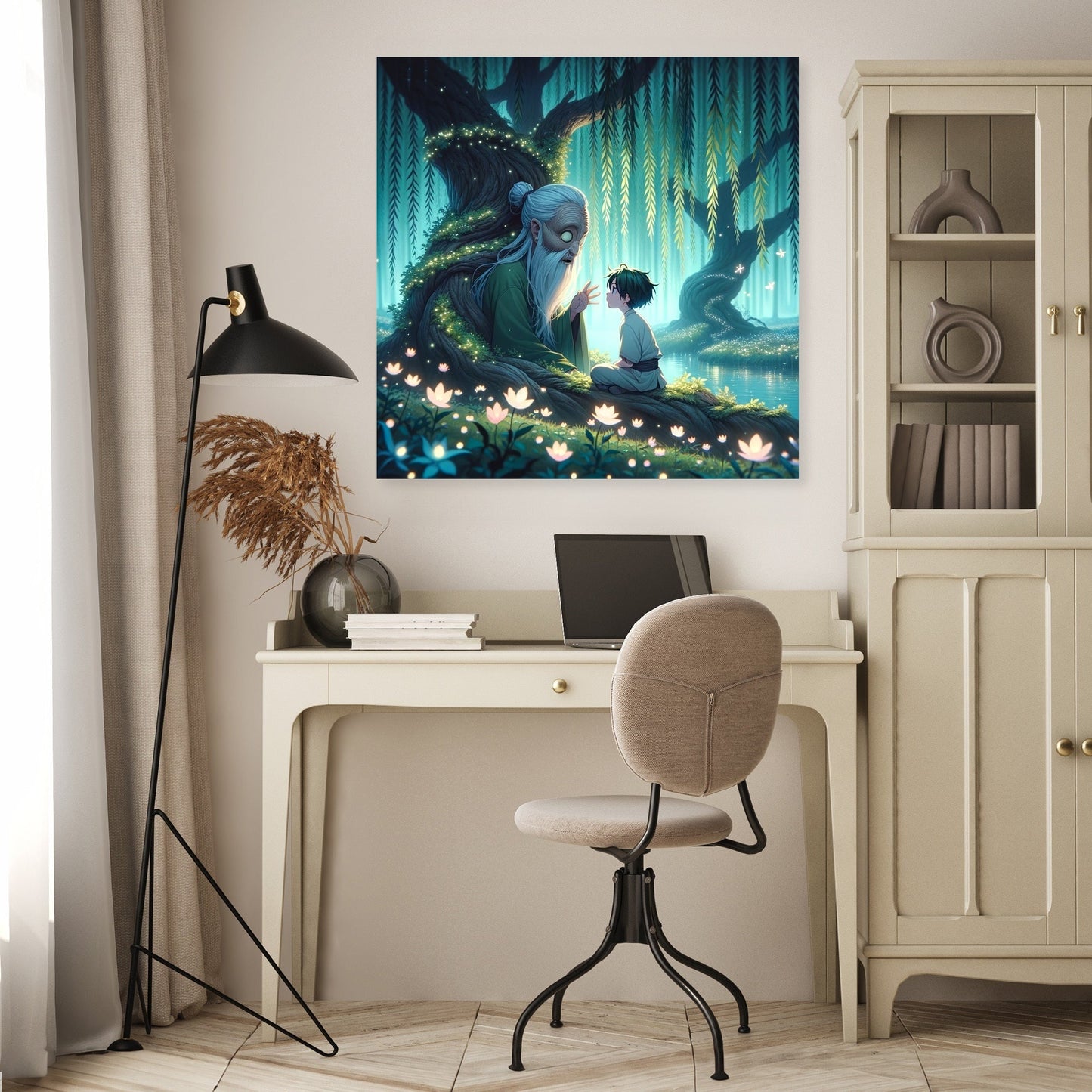 Whispering Willow's Secret Canvas