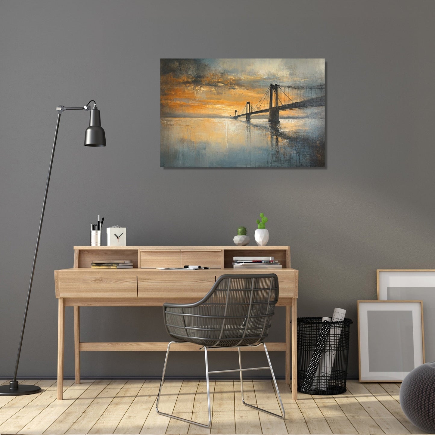 Humber Bridge Dawn Canvas