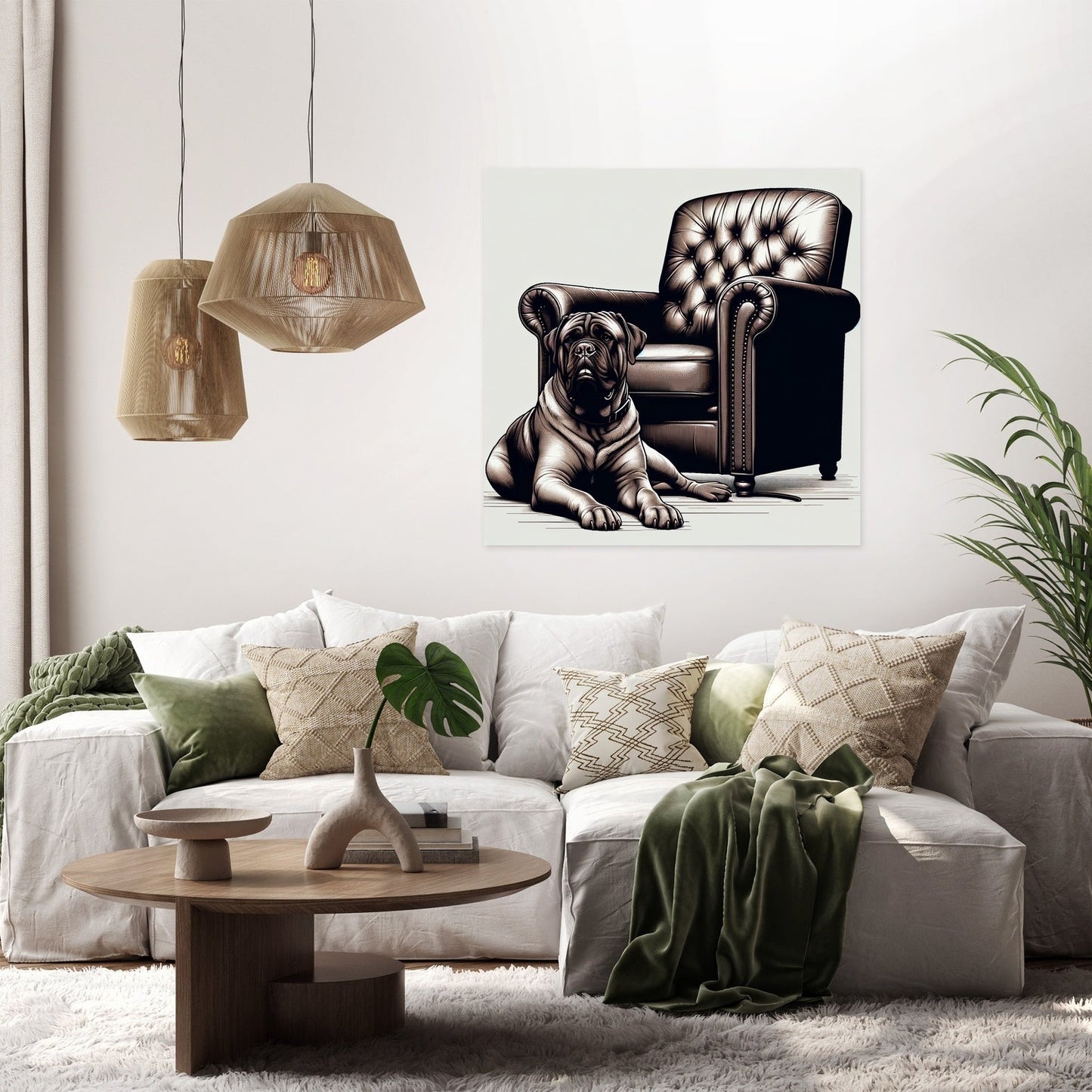Timeless Companion Bullmastiff Canvas