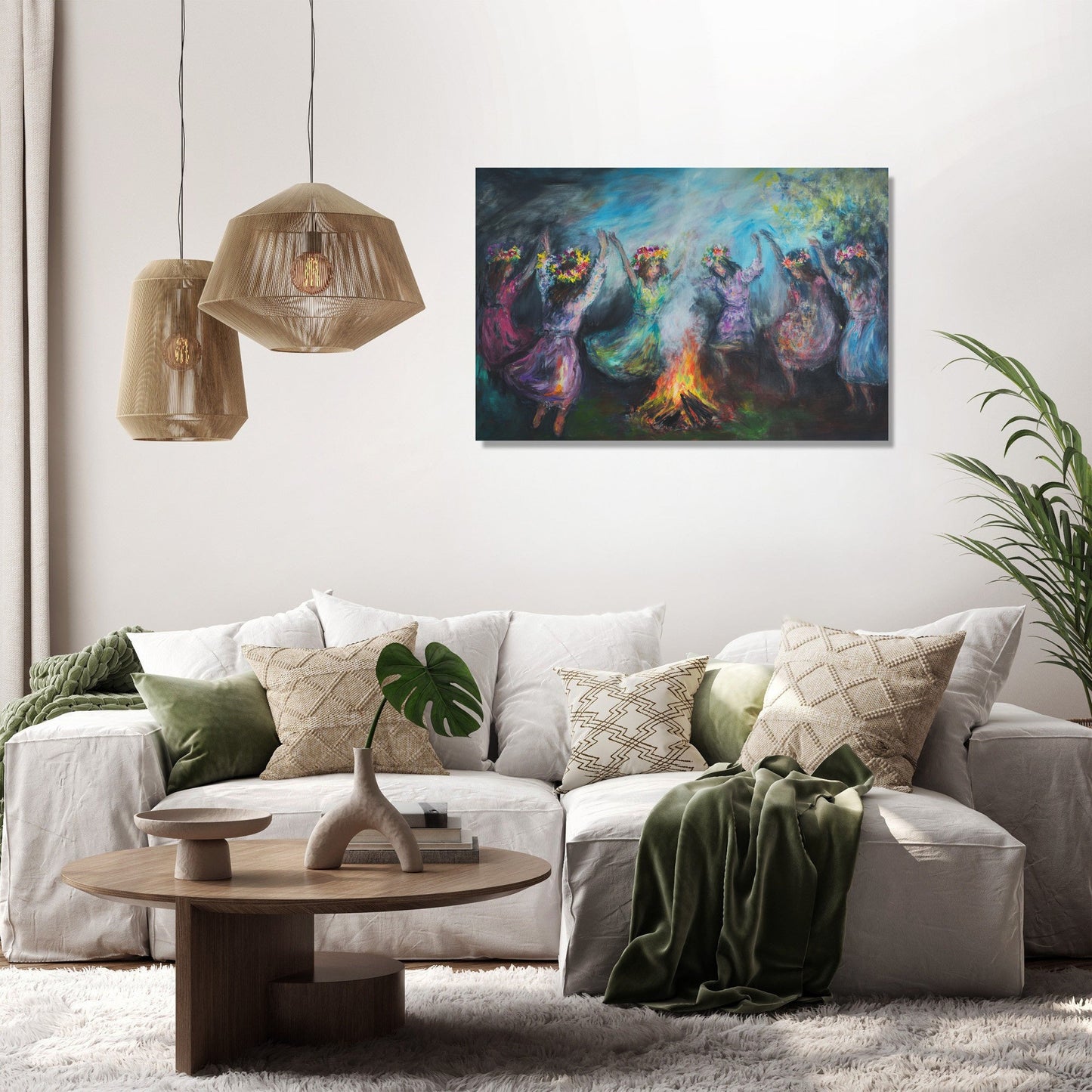 Bealtaine's Joyful Dance Canvas