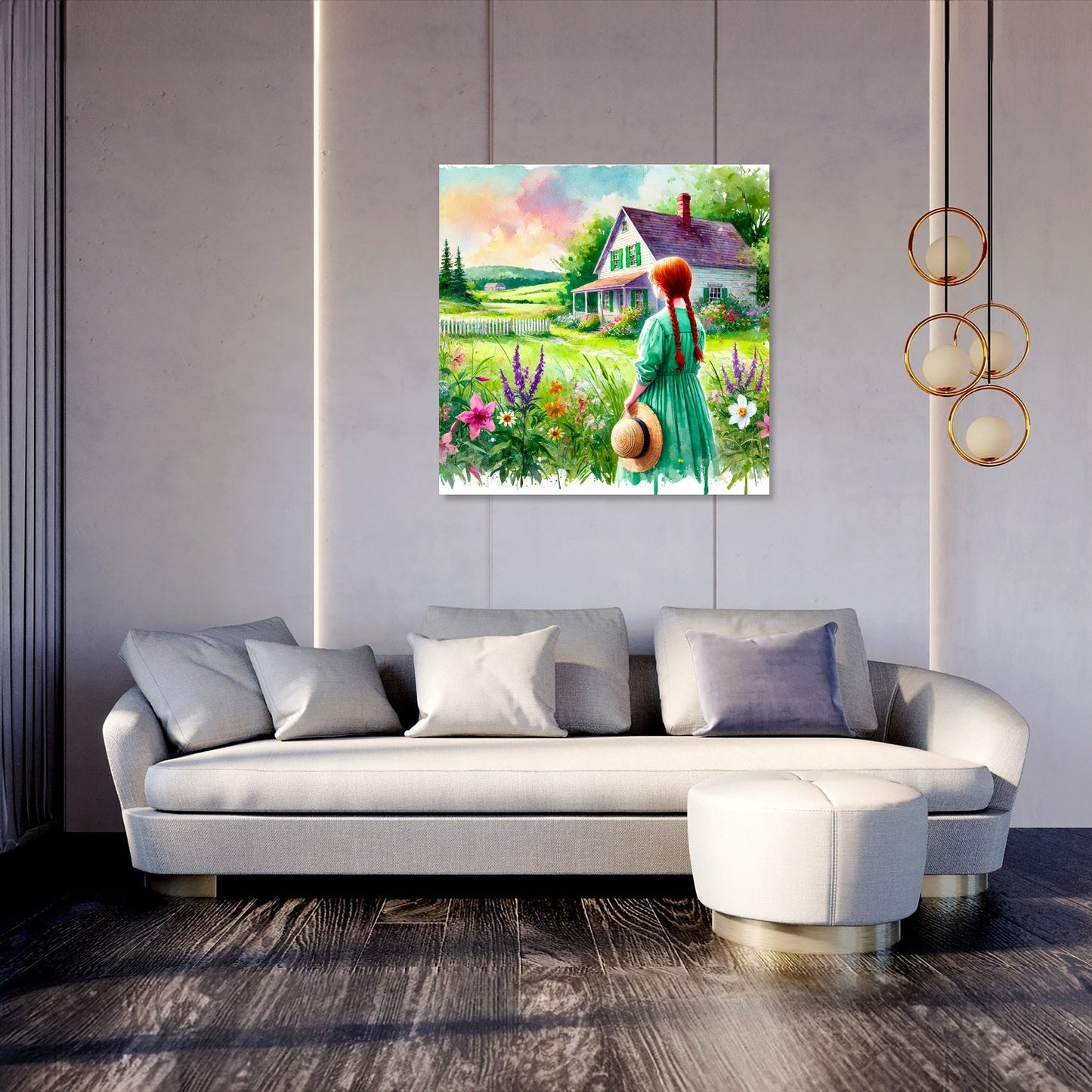 Anne's Dreamy Countryside Canvas