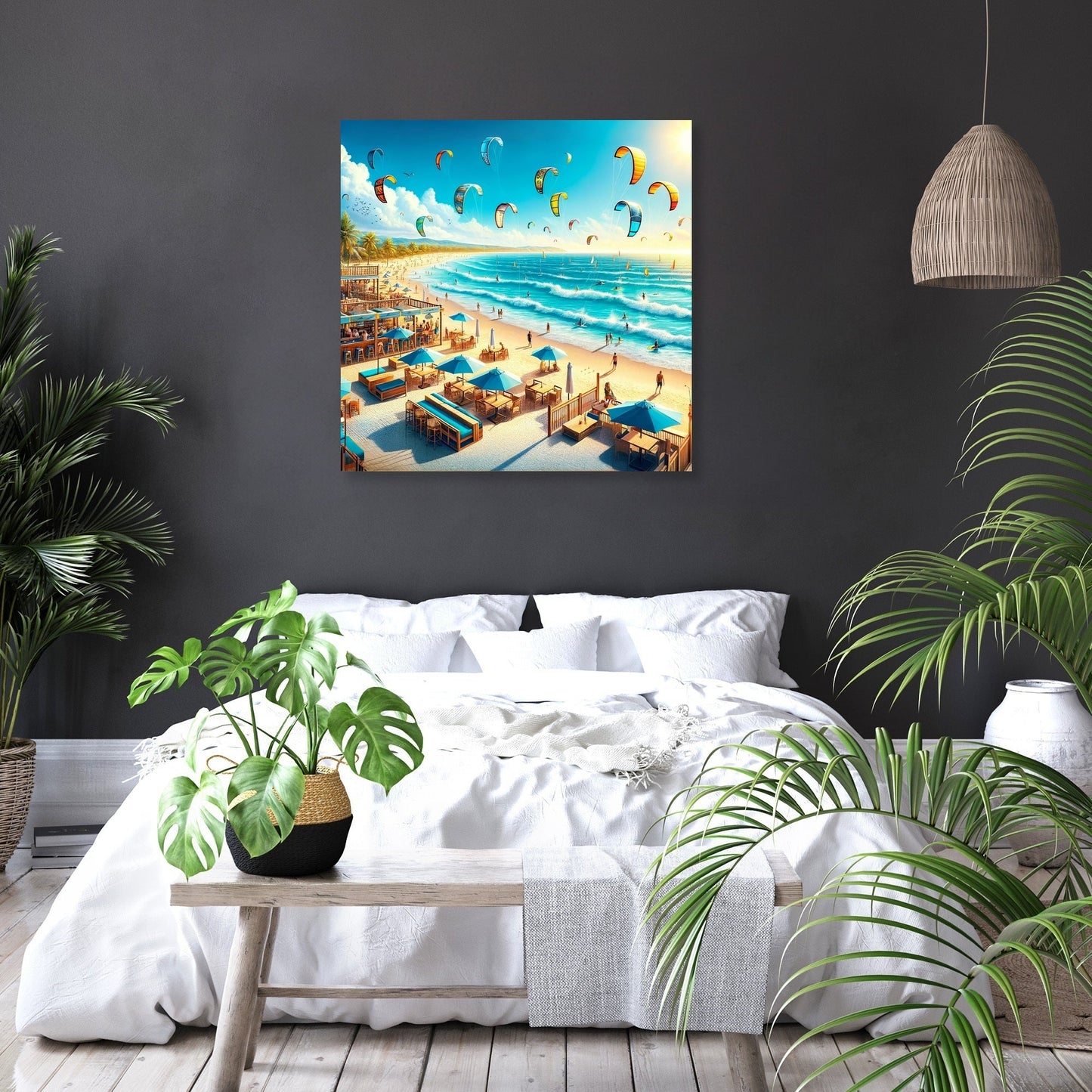 Azure Summer Harmony Canvas