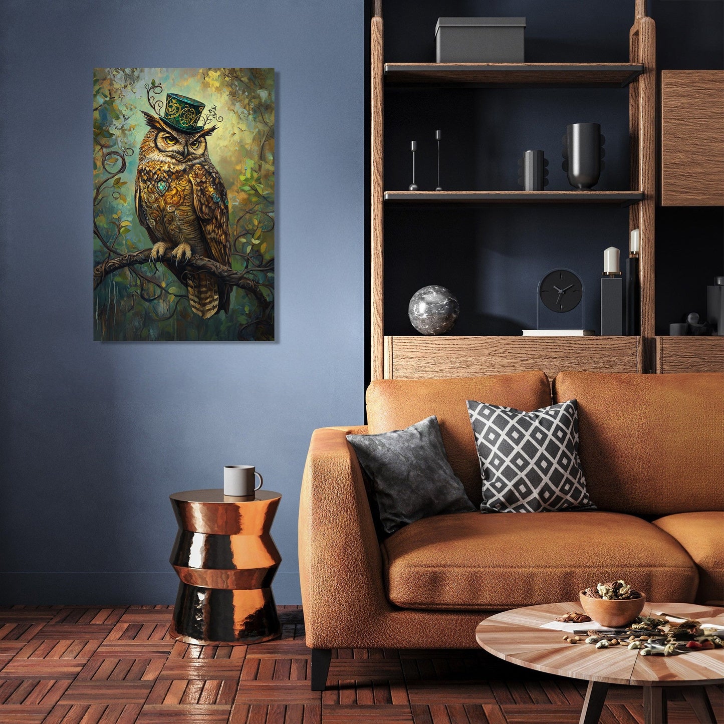Celtic Owl Canvas