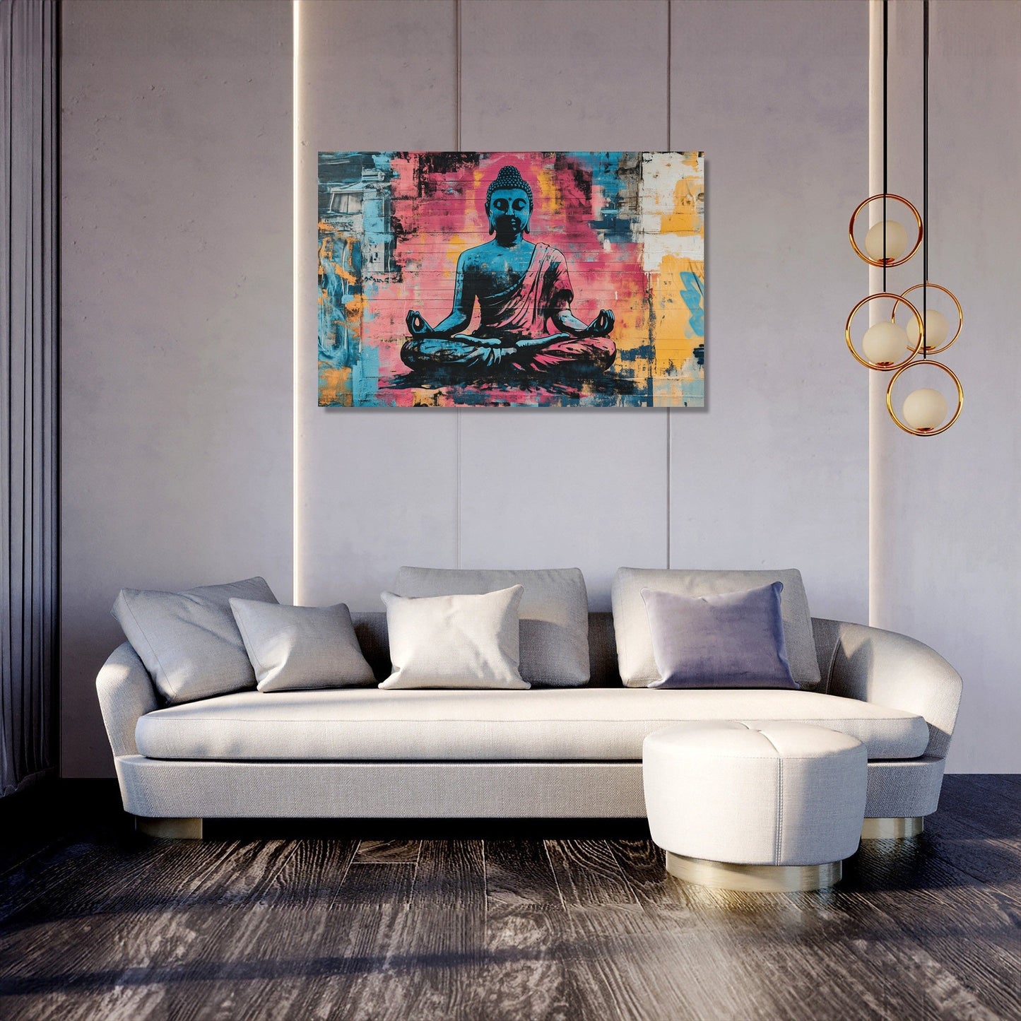 Meditation Graffiti Canvas