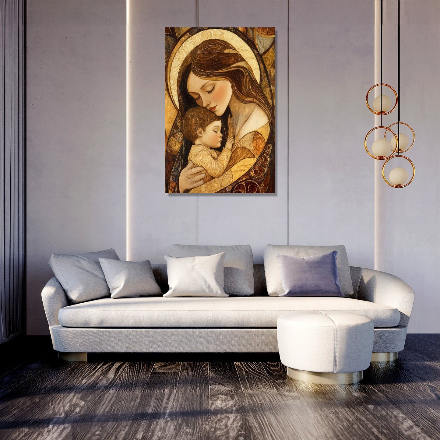 Maternal Serenity Canvas