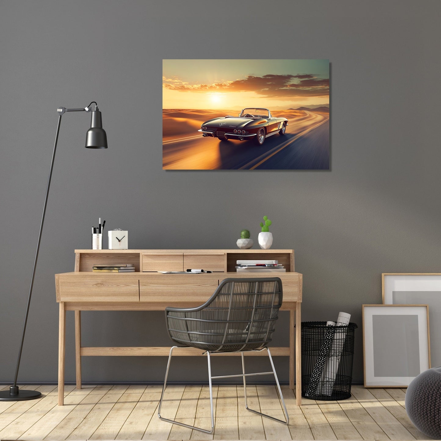 Sunset Cruise Desert Canvas