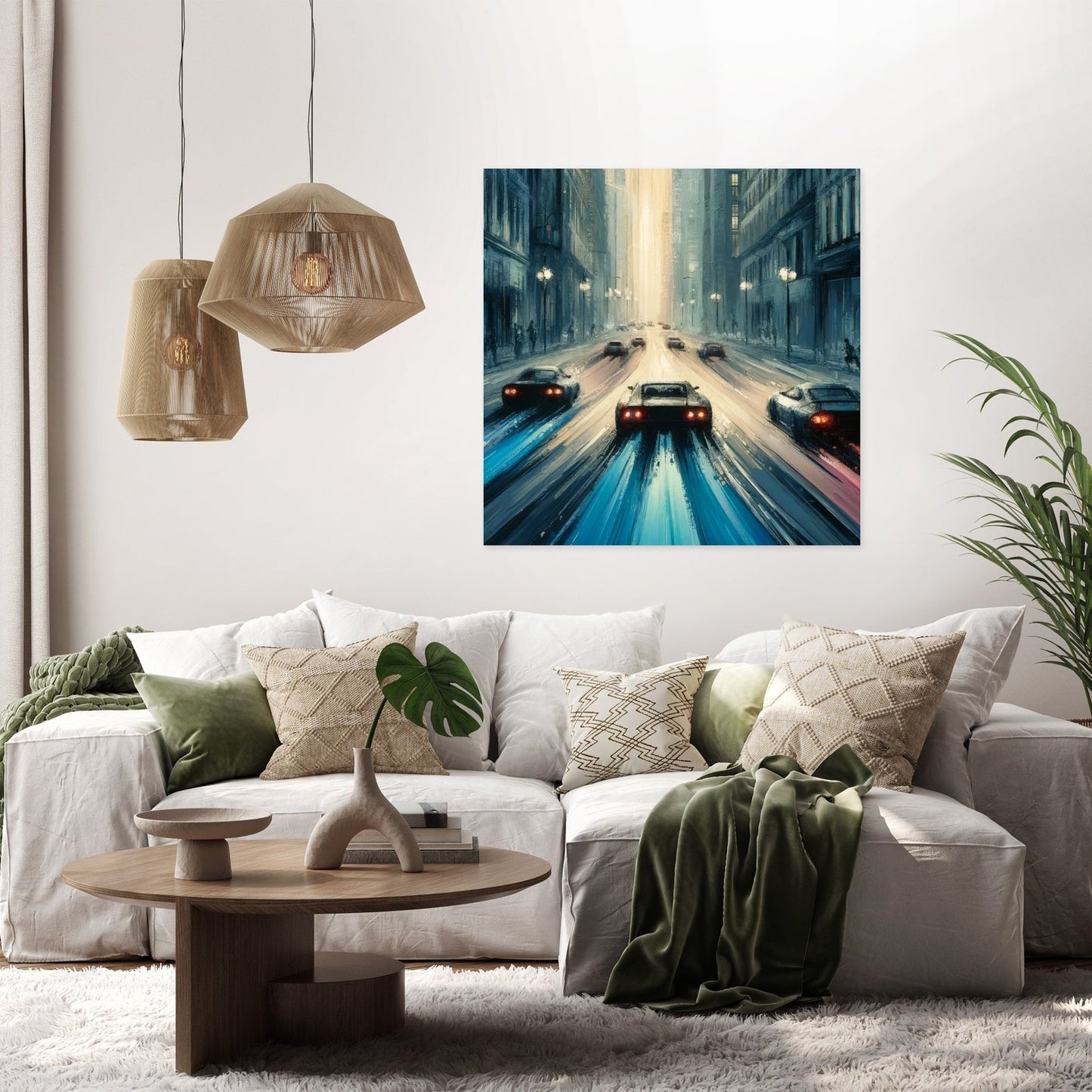Rivals in the Narrow City Canvas