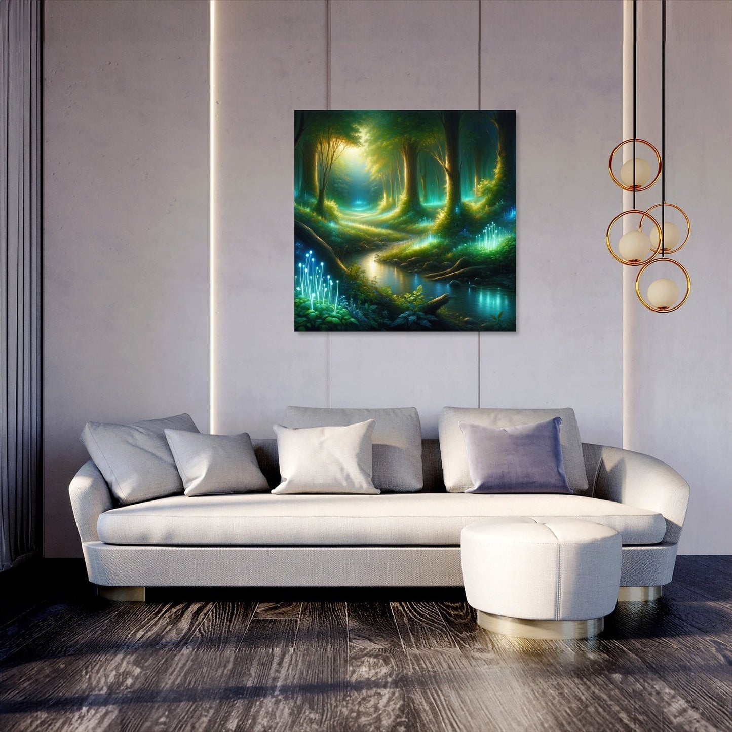 Enchanted Glade Forest Canvas