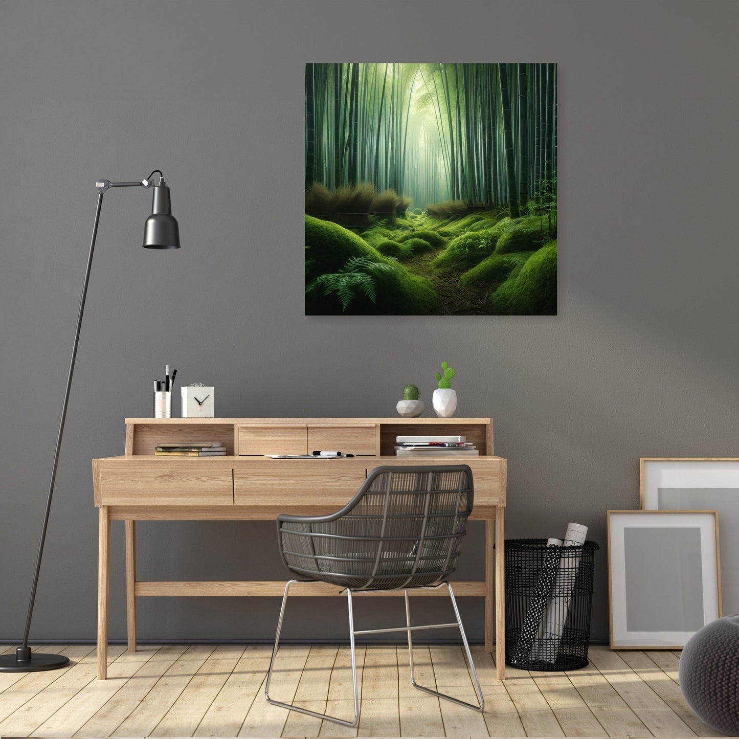 Tranquil Bamboo Grove Canvas