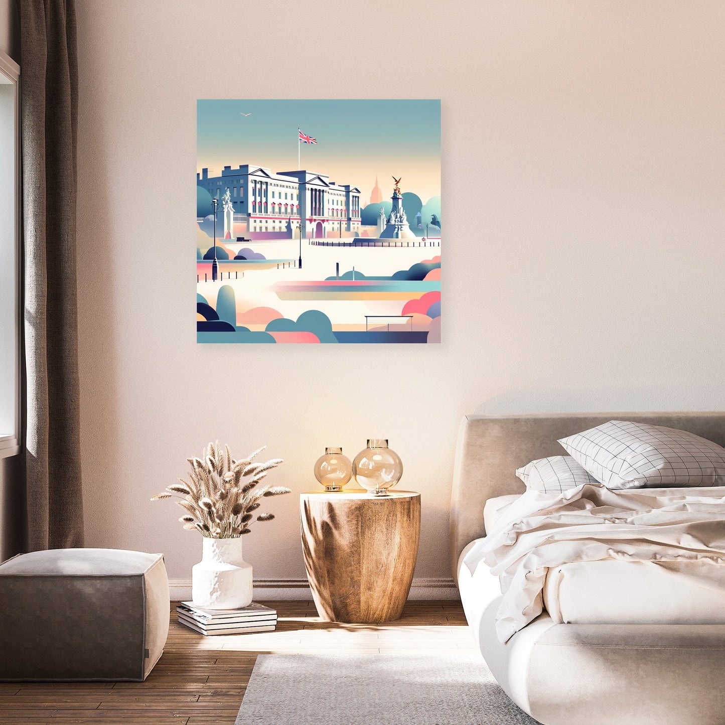 Modern Buckingham Palace Canvas