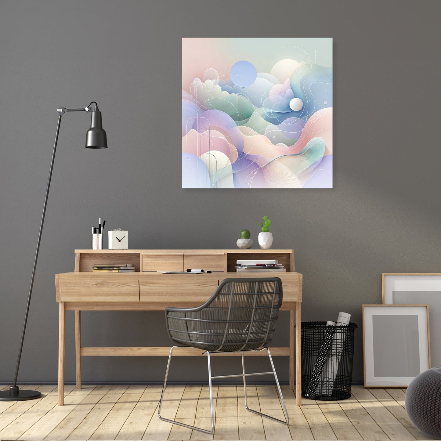 Serene Pastel Whisper Canvas