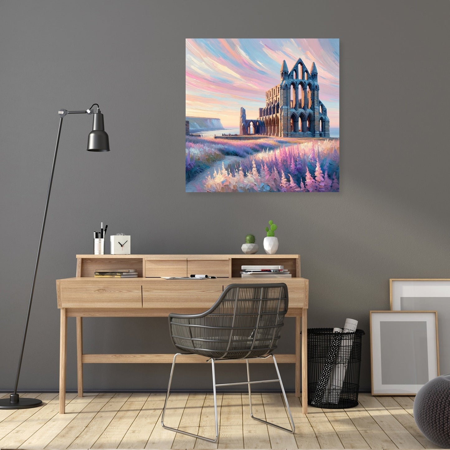 Whitby Abbey Sunrise Canvas
