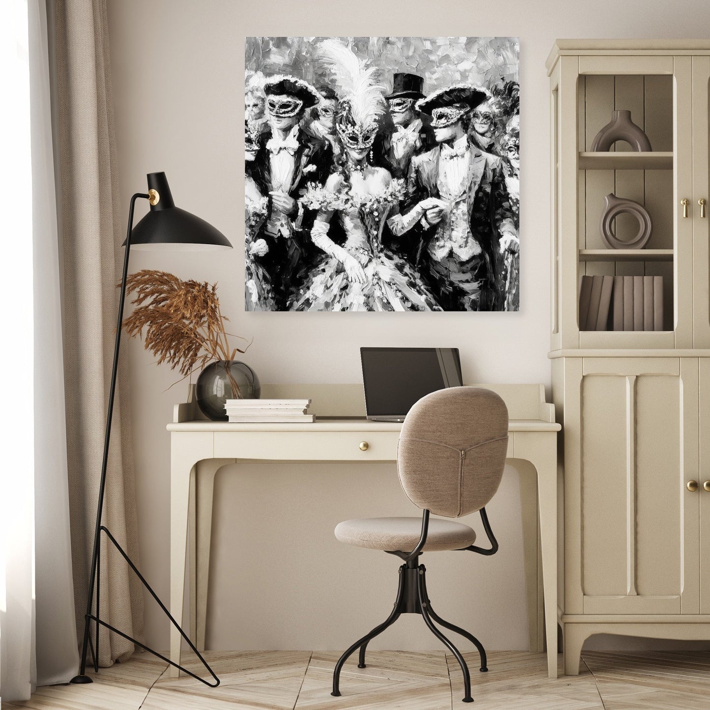 Masquerade Elegance Canvas