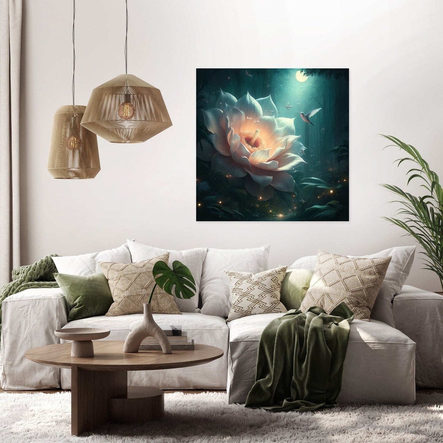 Glimmering Nectar Canvas