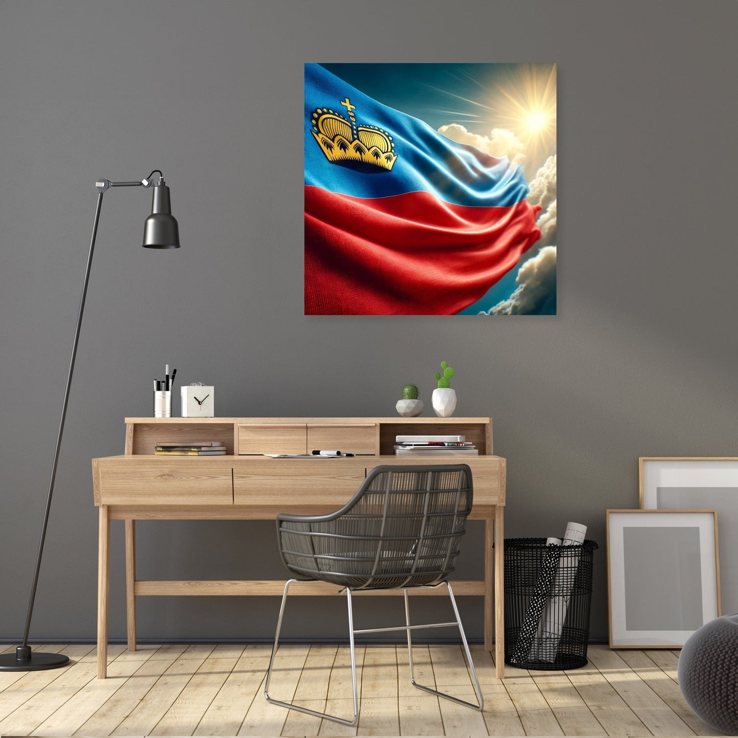 Liechtenstein Skyline Canvas
