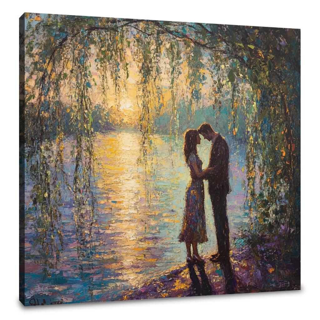 Me and You: Enchanted Lovers Canvas