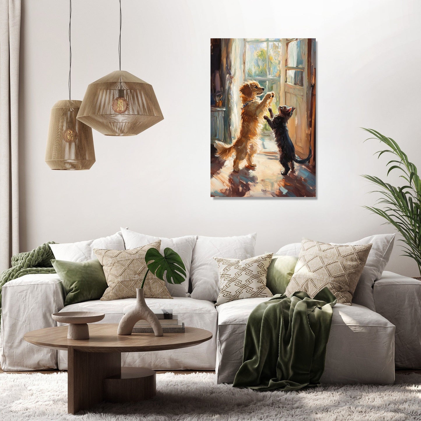 Curious Companions Canvas