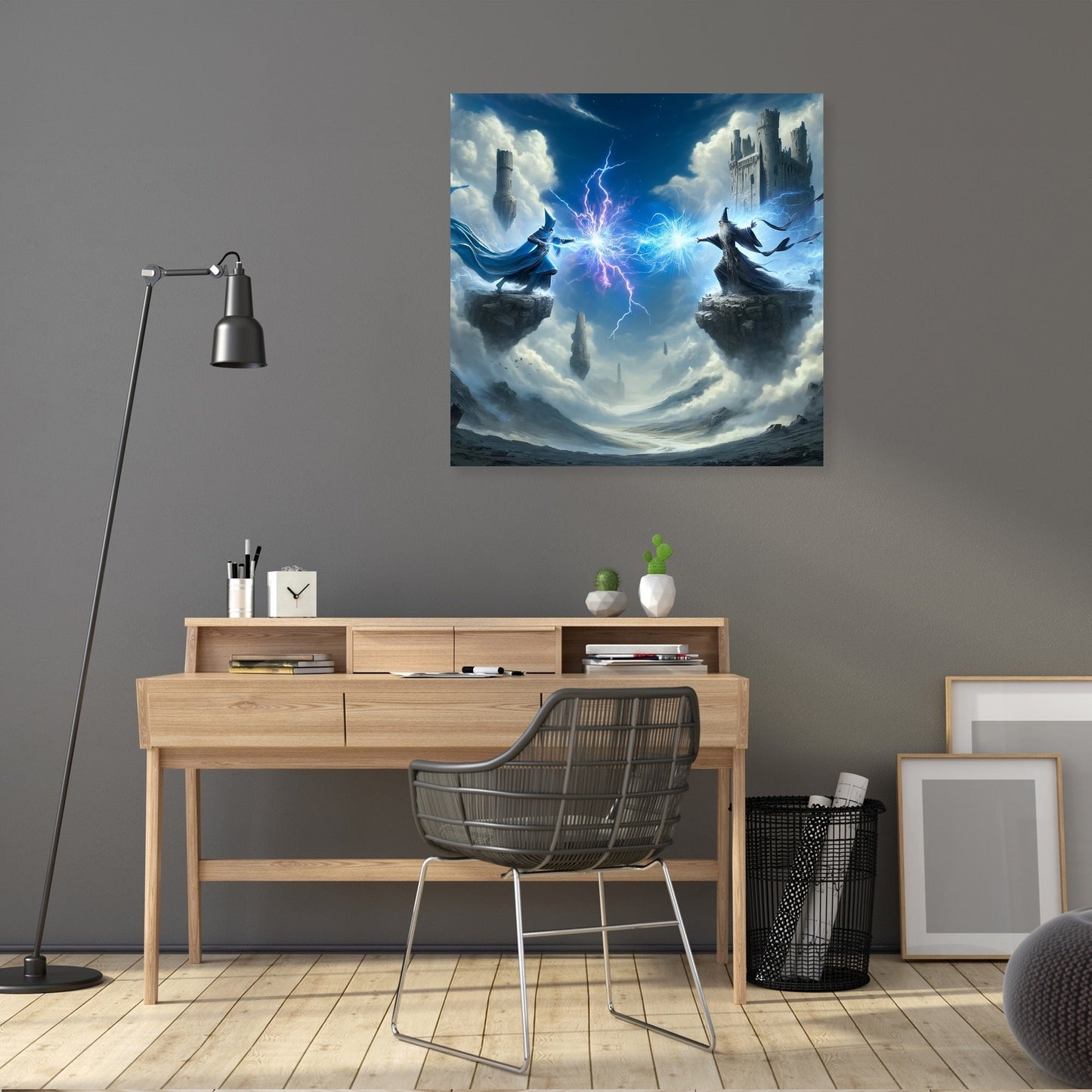 Sky High Wizard Duel Canvas