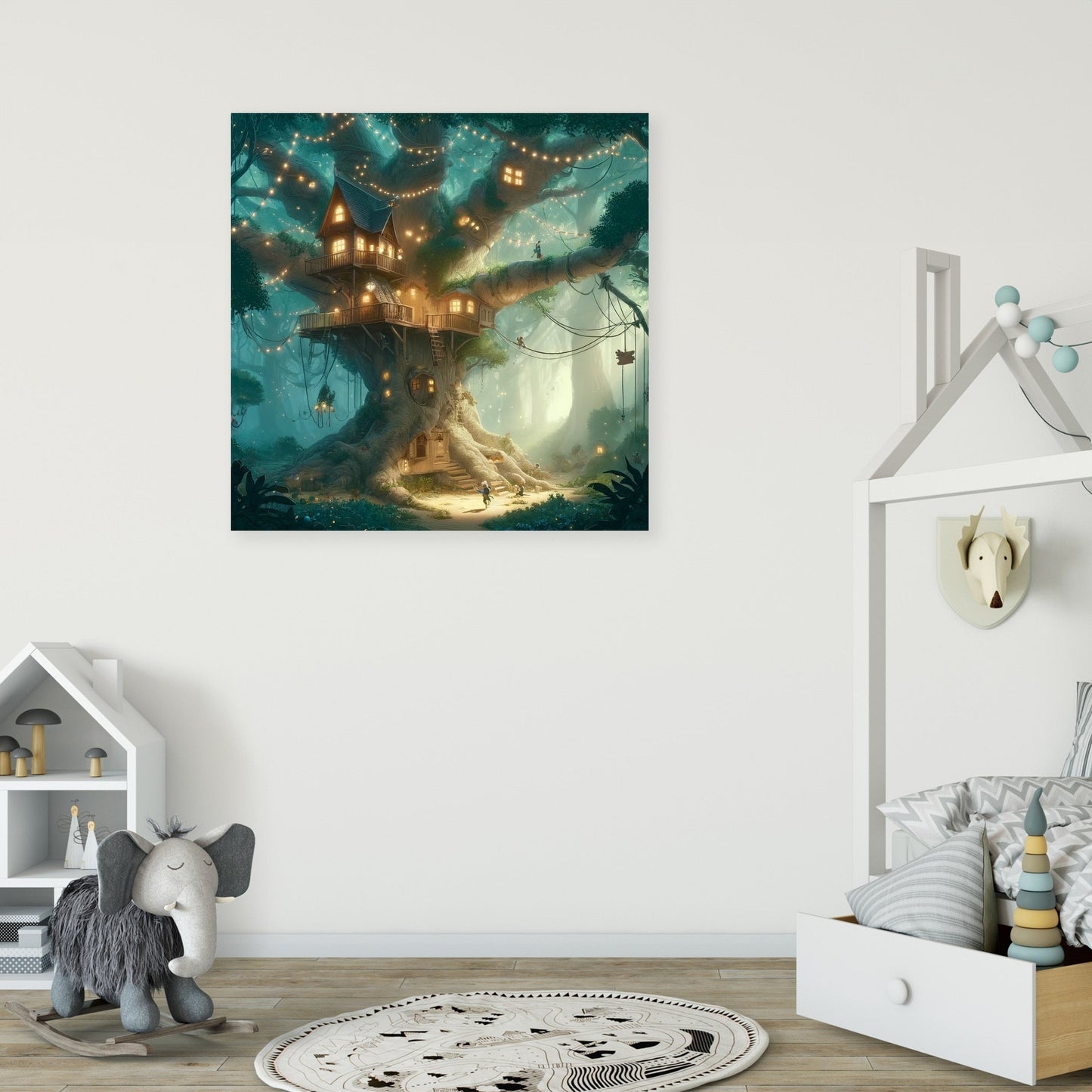 Enchanted Treehouse Canvas