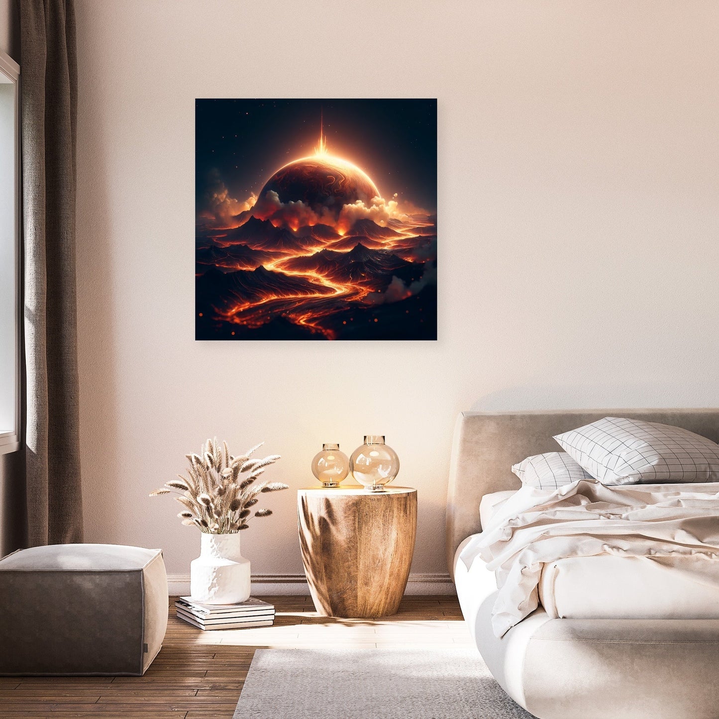 Lava Planet Canvas