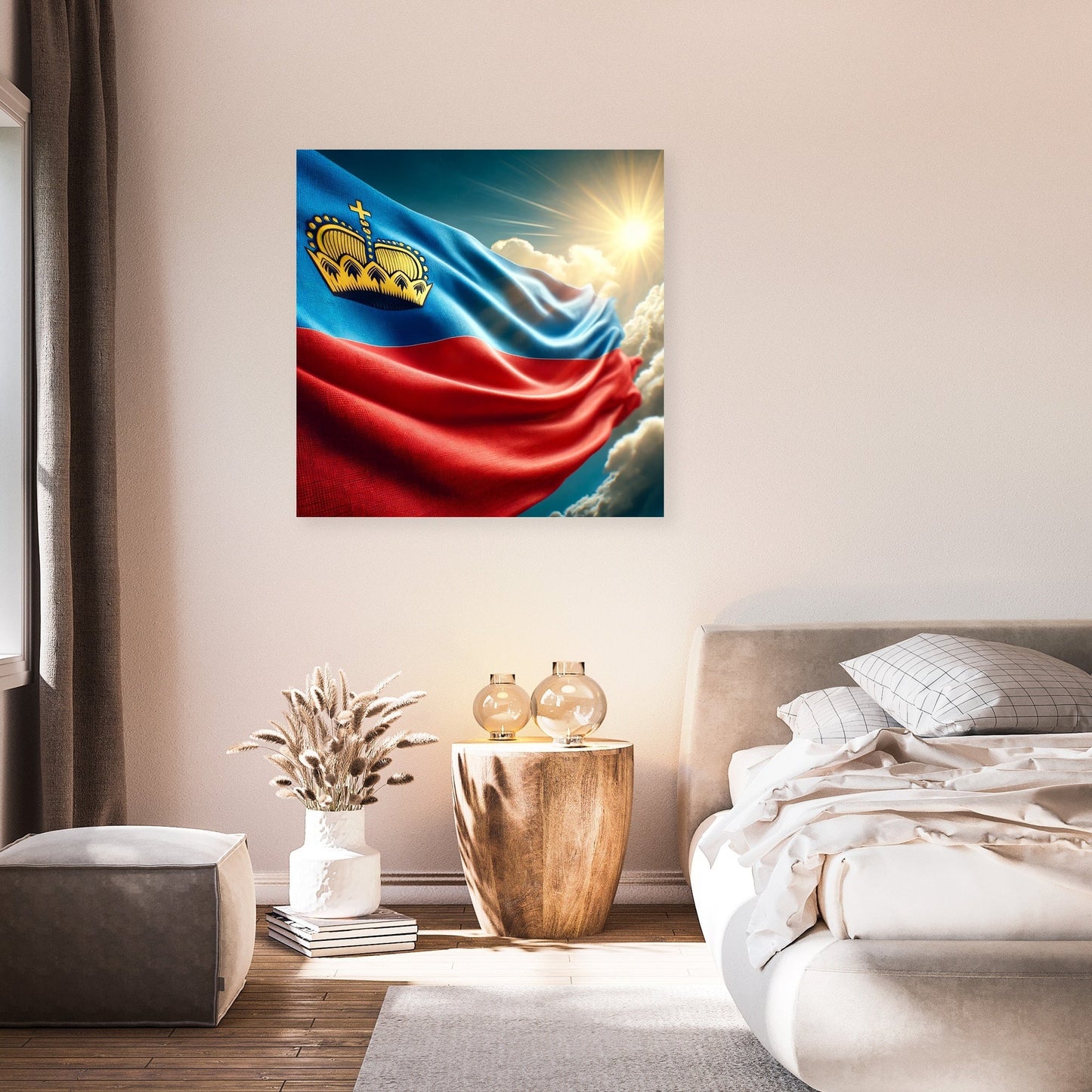 Liechtenstein Skyline Canvas