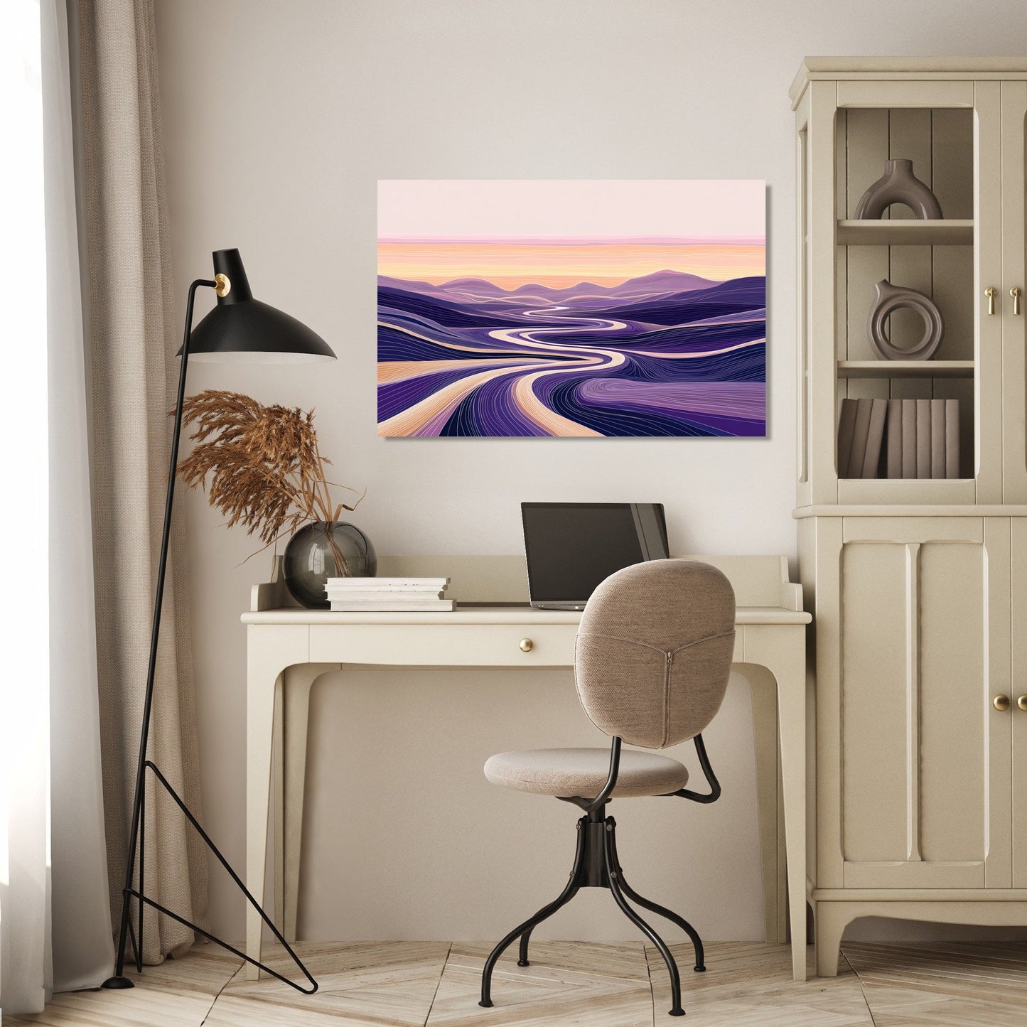 Dusk River Dream Canvas