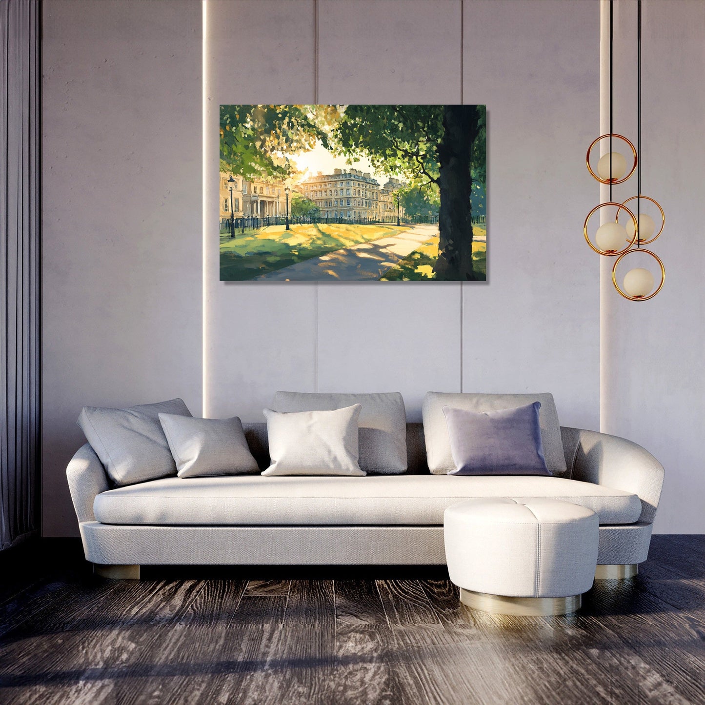 Radiant Royal Crescent Canvas