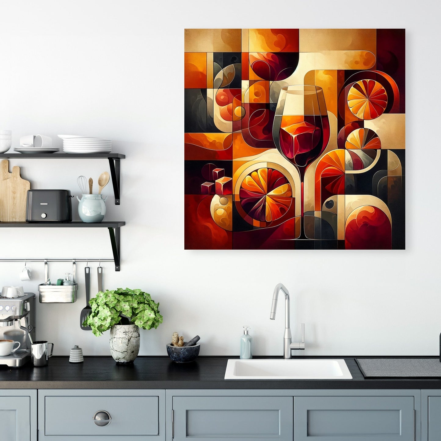 Aperitif Abstract Canvas