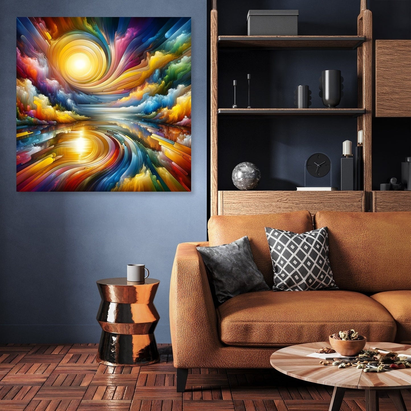 Prismatic Reflections Canvas