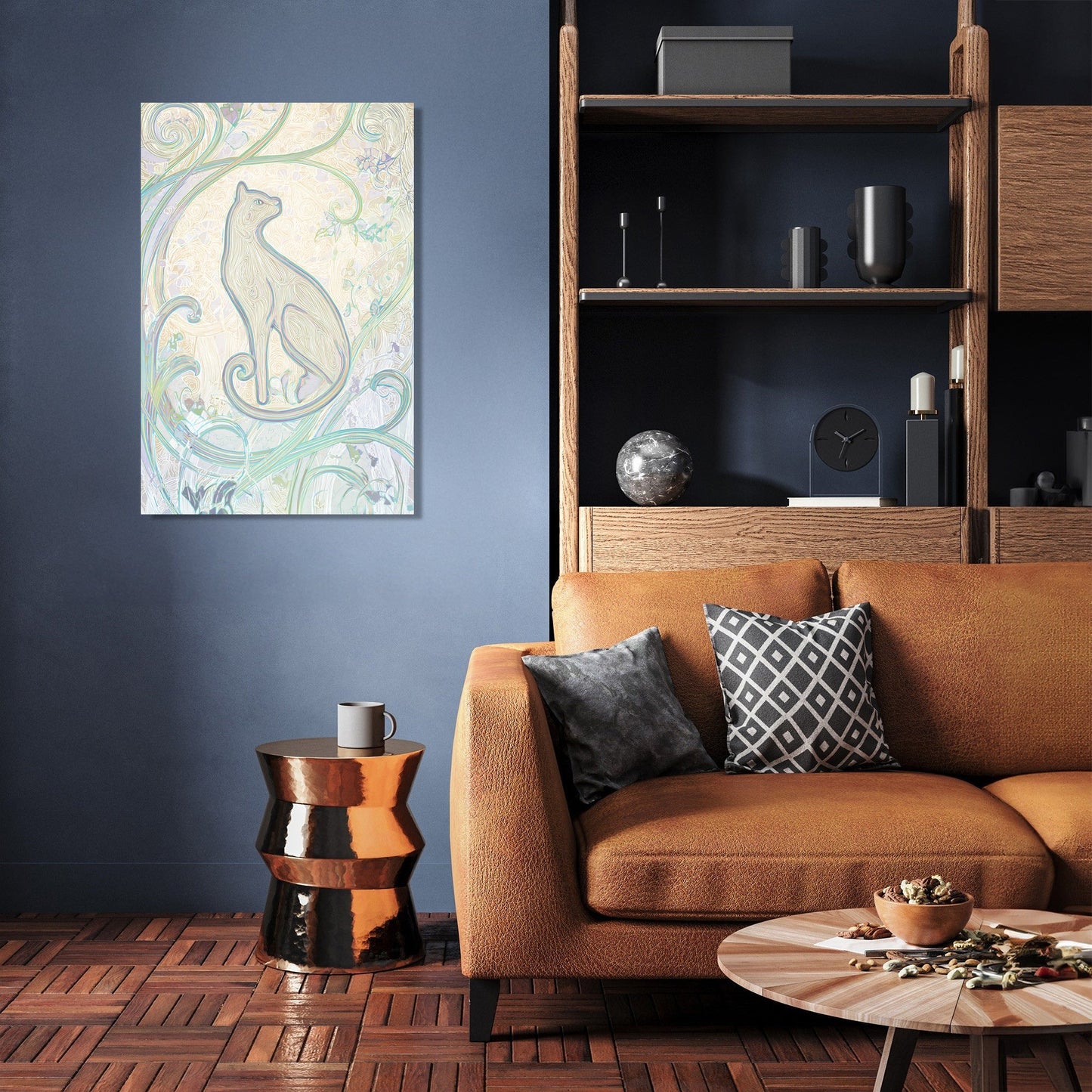 Feline Graceful Elegance Canvas