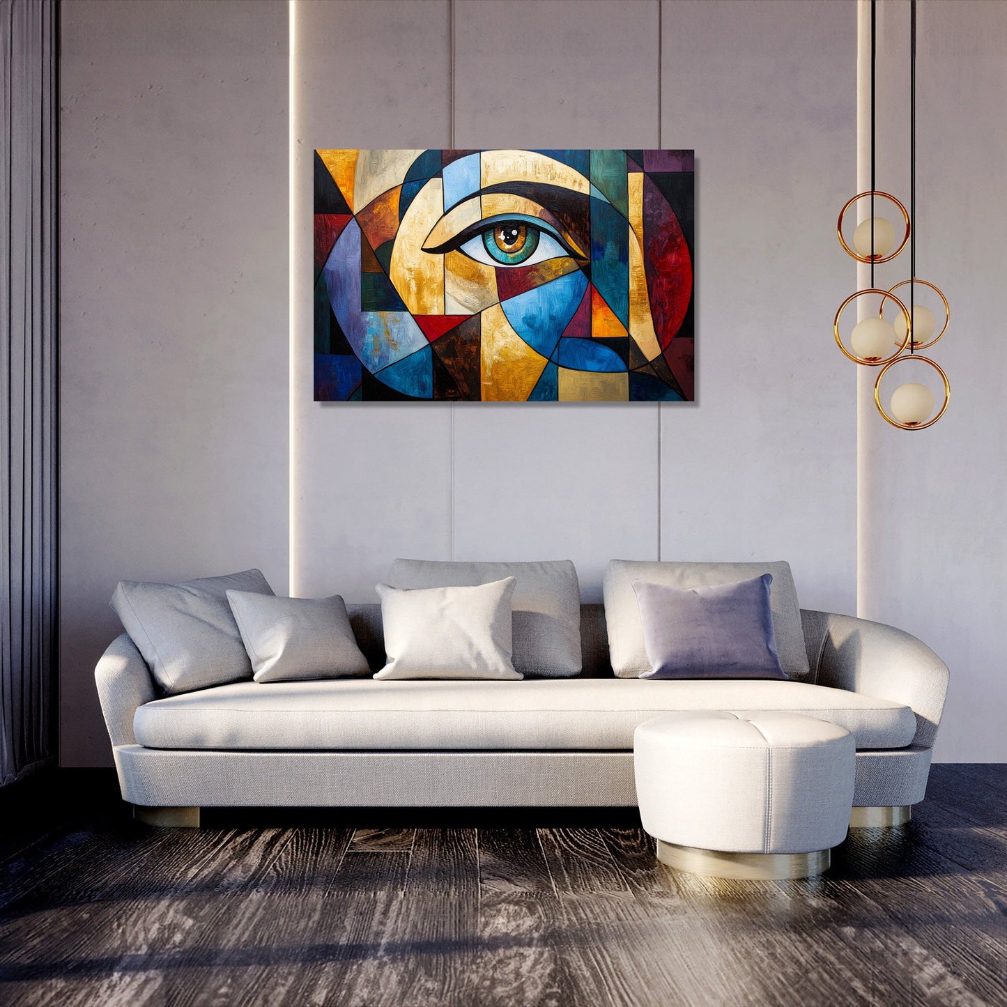 Golden Spiral Harmony Canvas