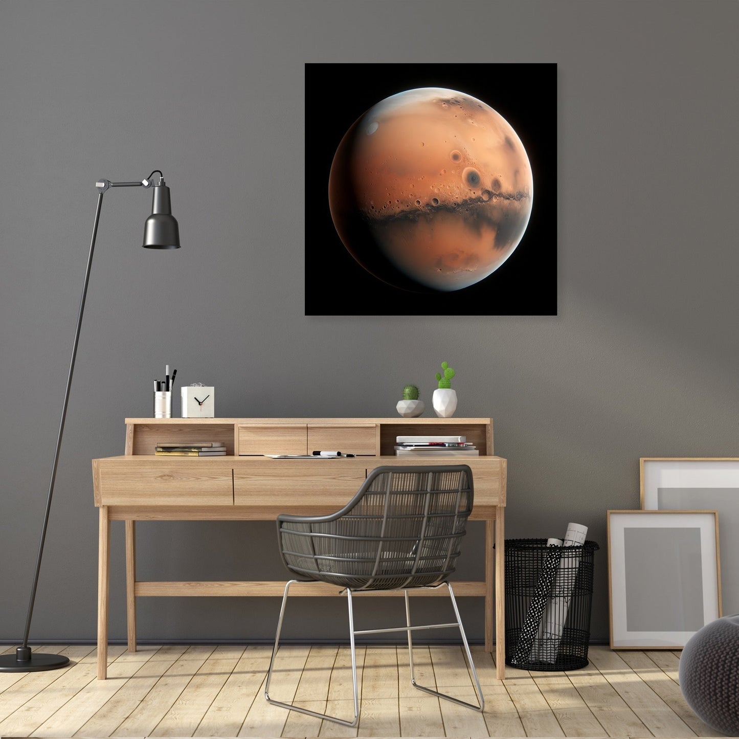 Mars' Nocturnal Mystery Canvas