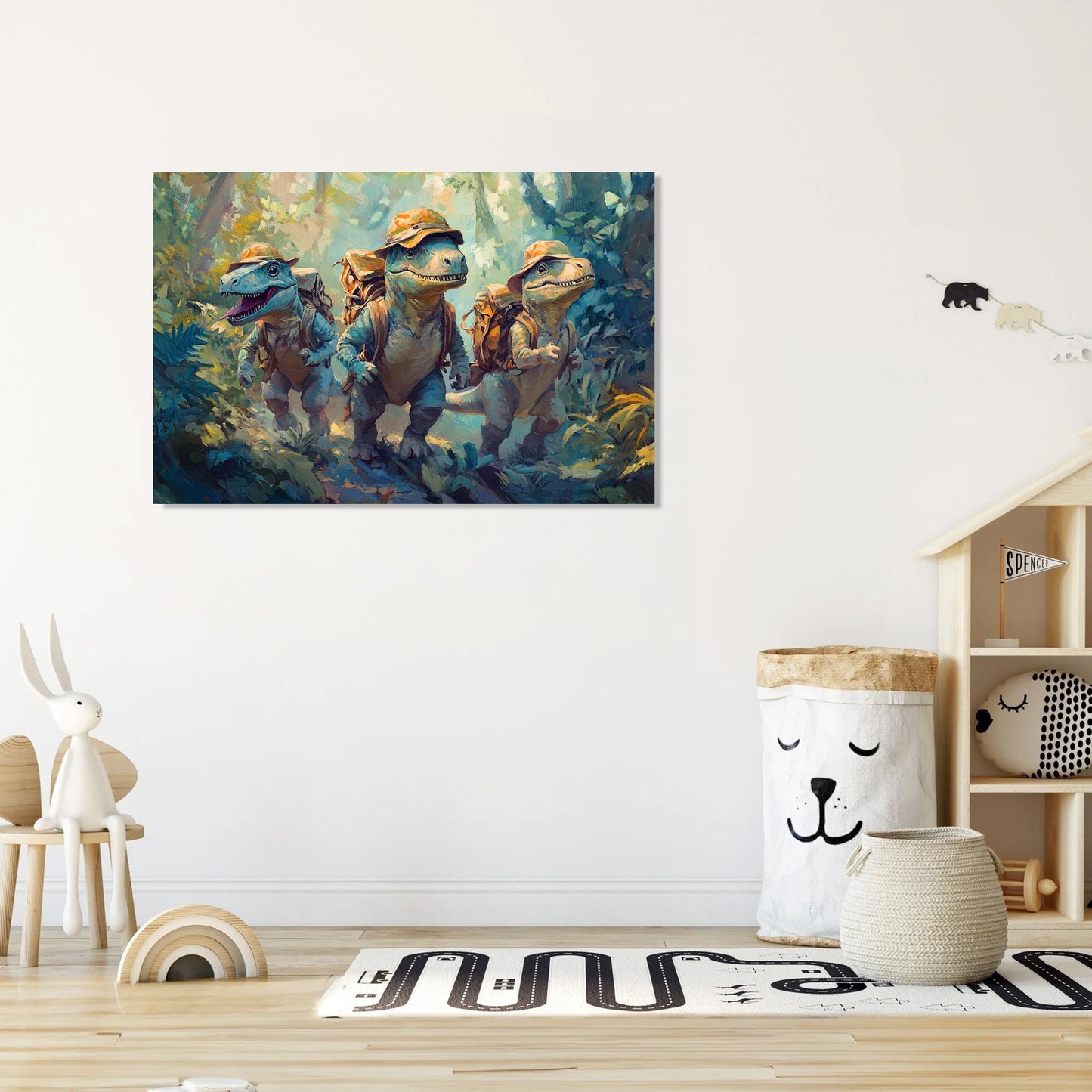 Dino Explorer's Adventure Canvas