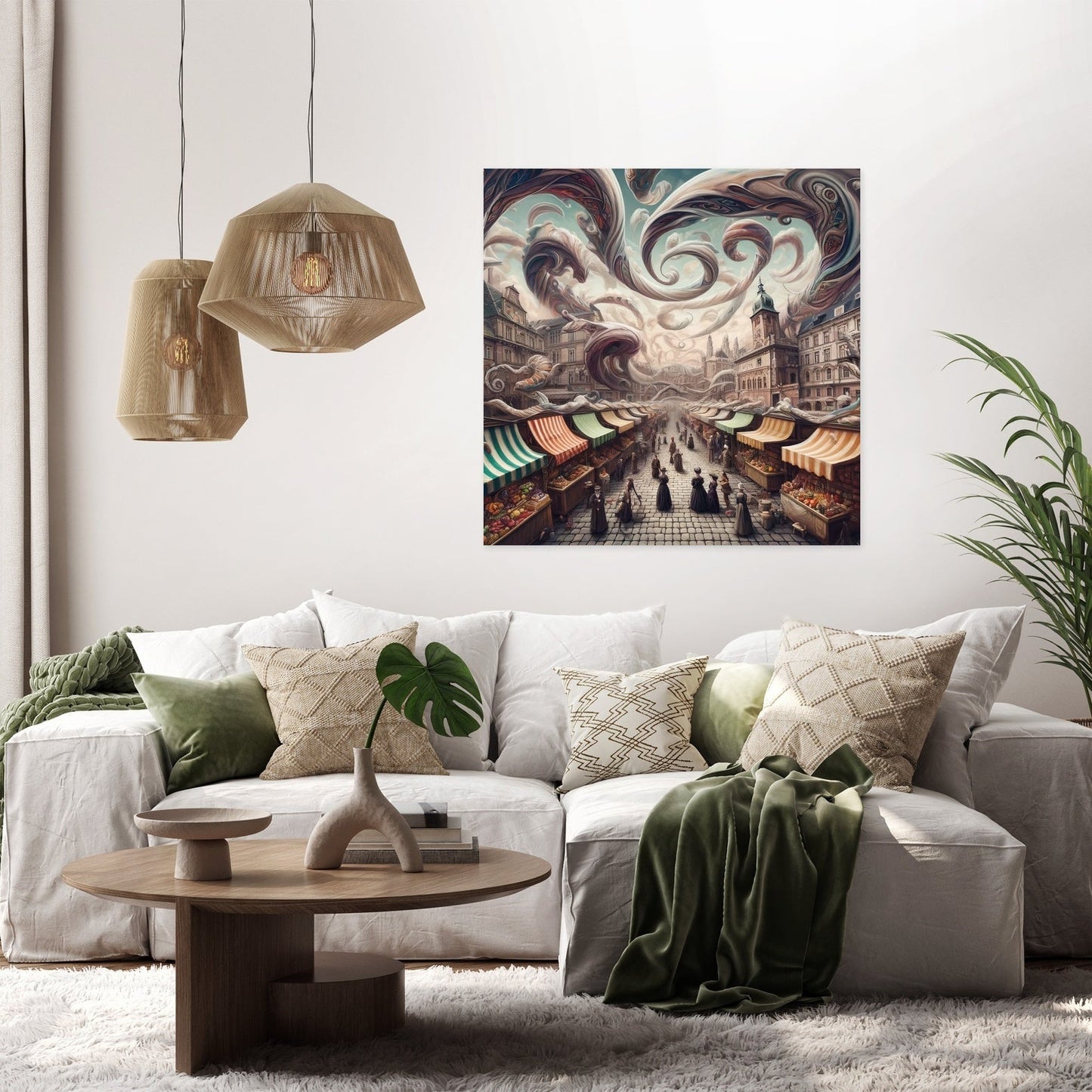 Whimsical Naschmarkt Canvas