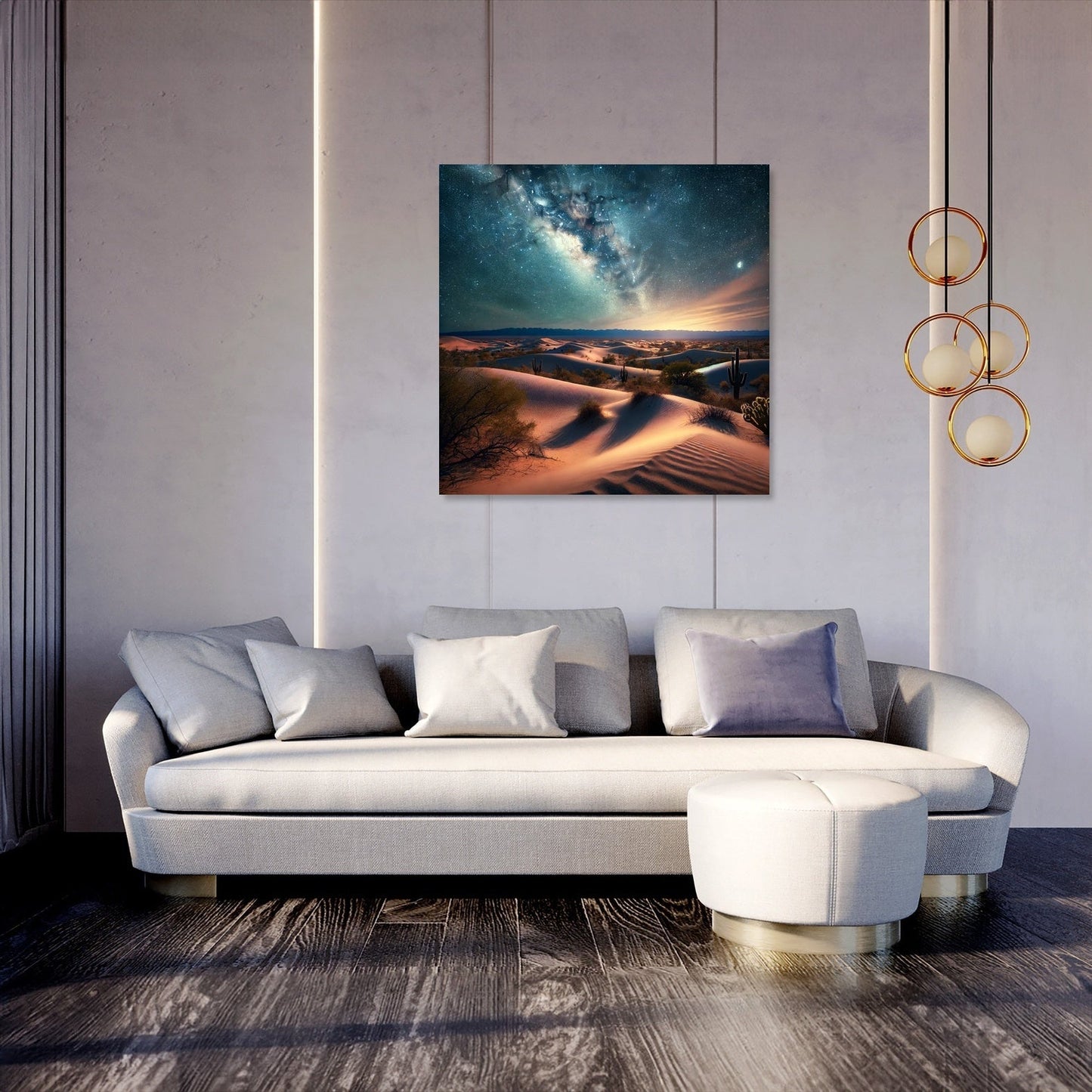 Desert Starry Night Canvas