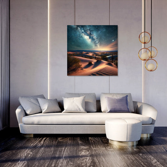 Desert Starry Night Canvas