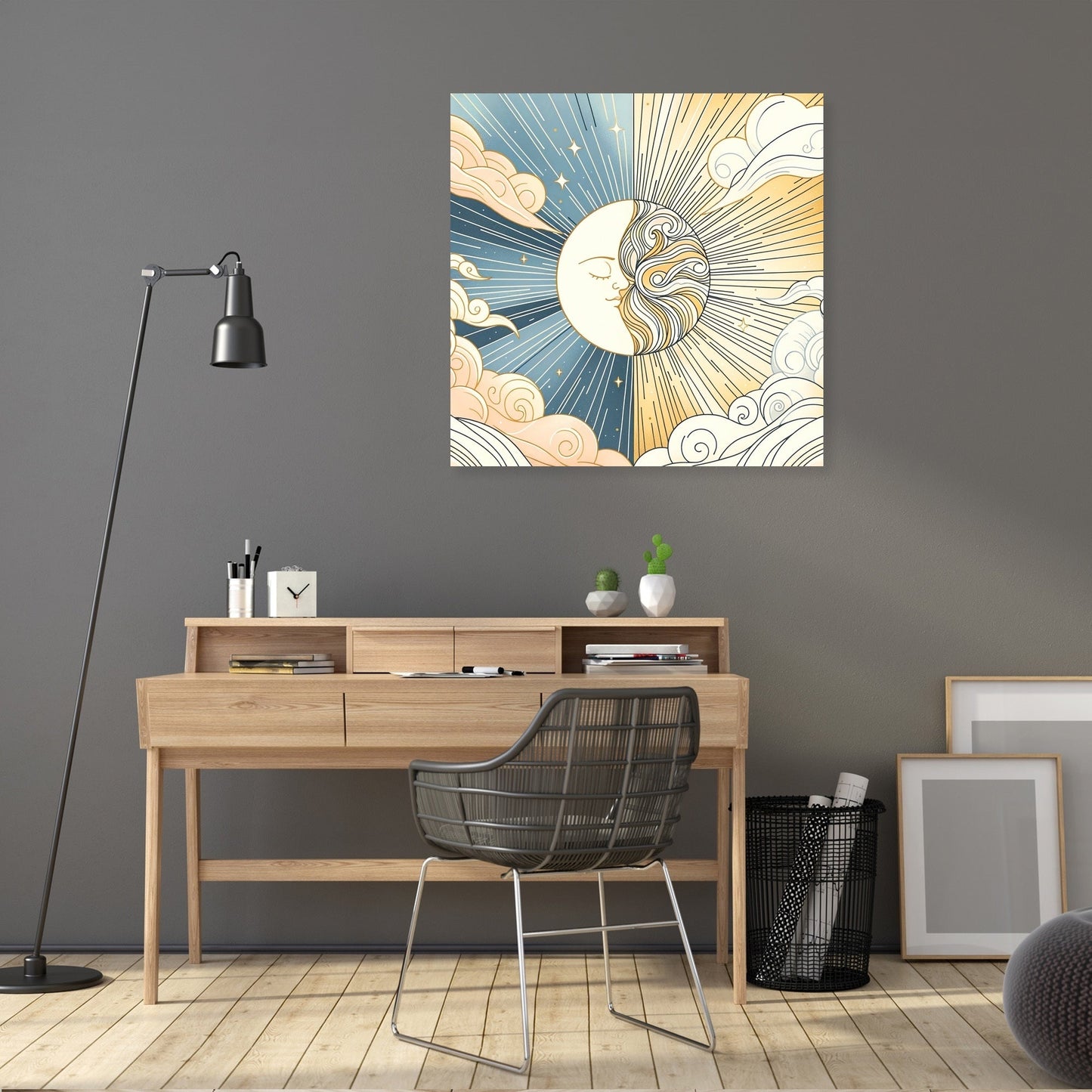 Sun and Moon Symphony Canvas