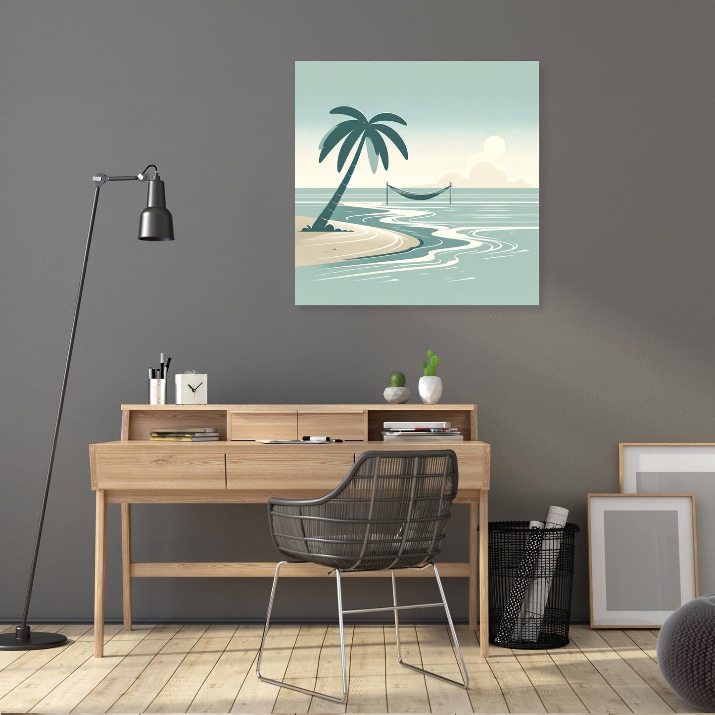 Serene Beach Bliss Canvas