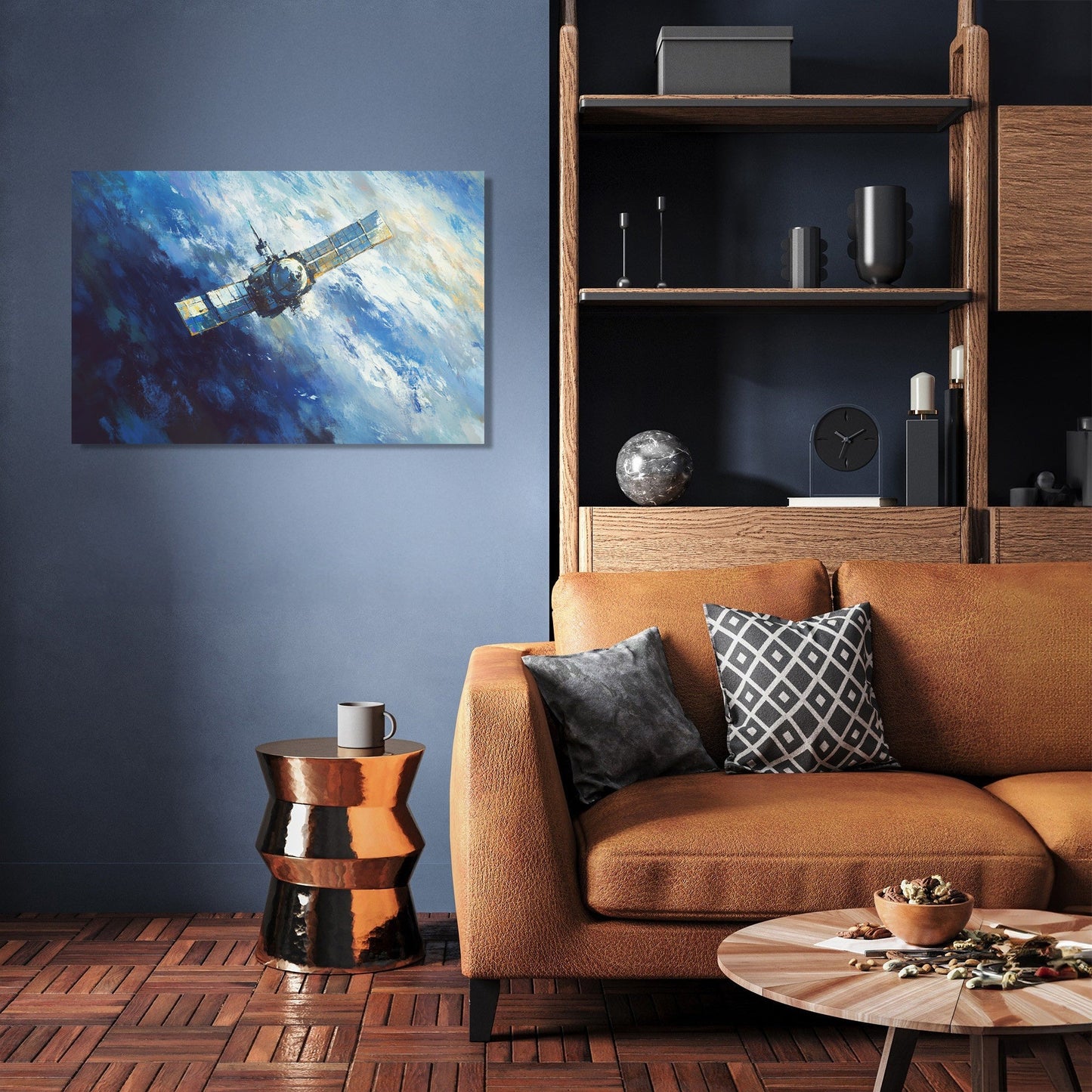 Satellite Starlight Canvas