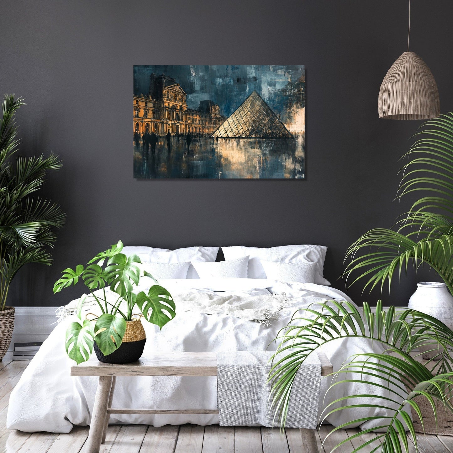 Twilight Whispers Louvre Canvas
