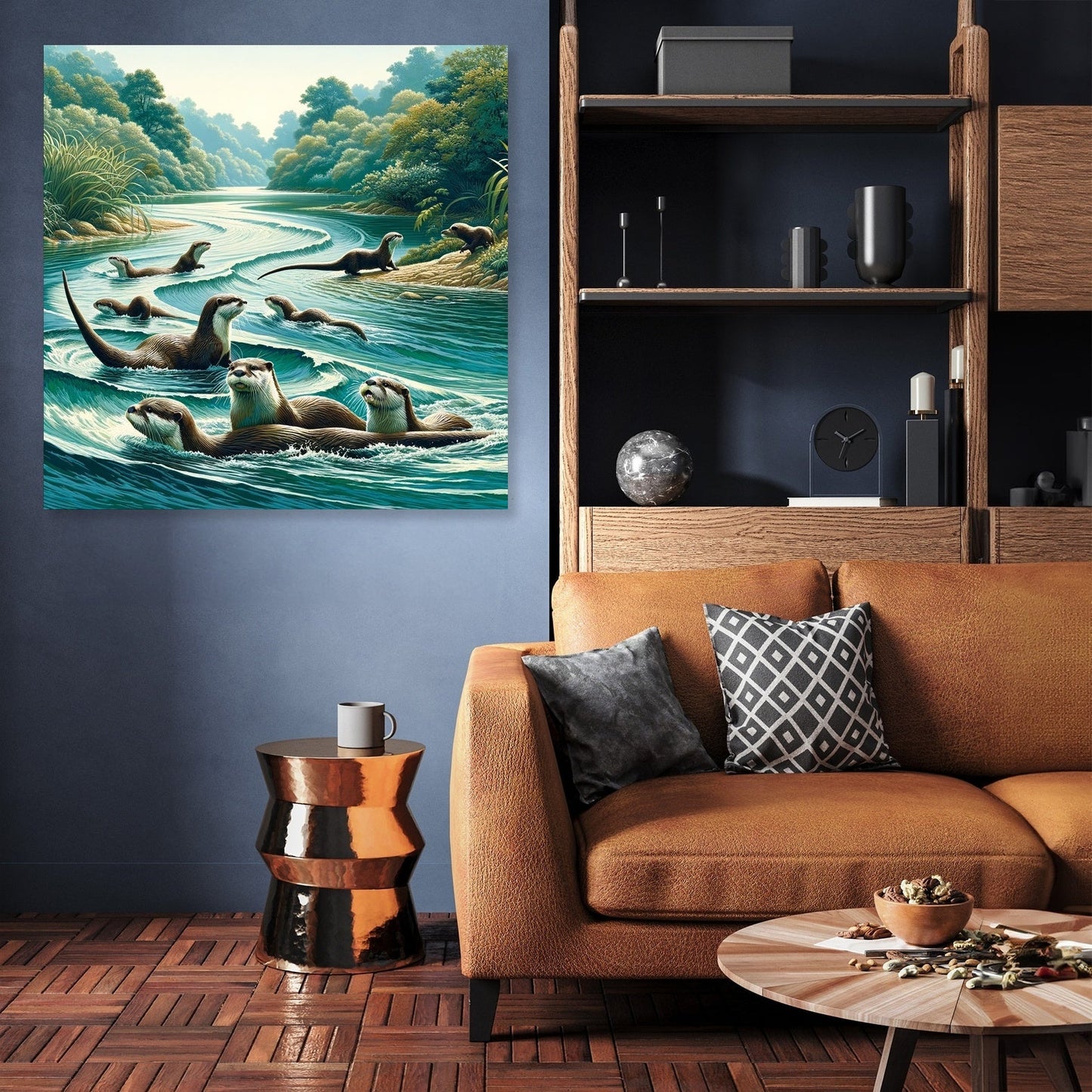 River Otter Canvas