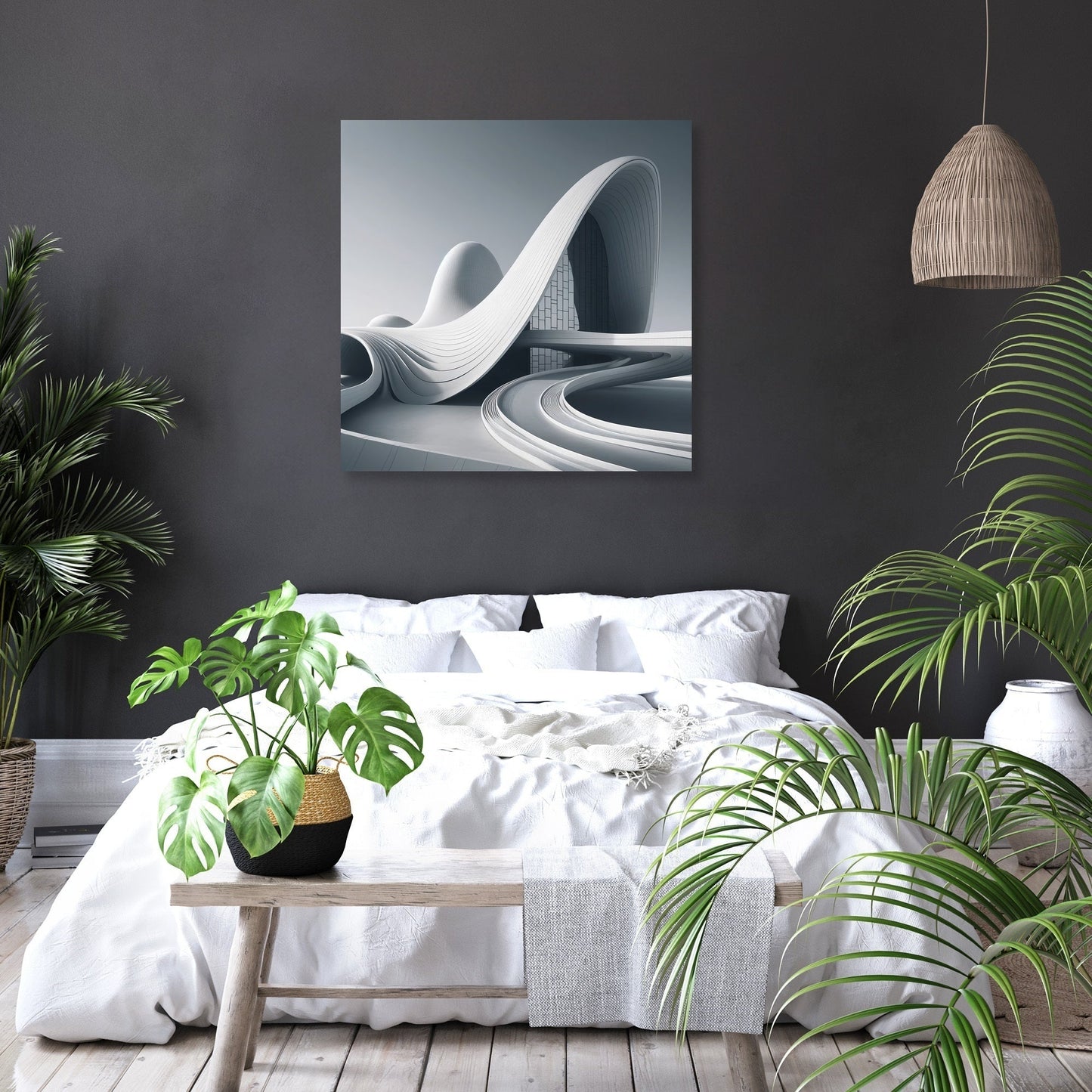Sculptural Flow Canvas
