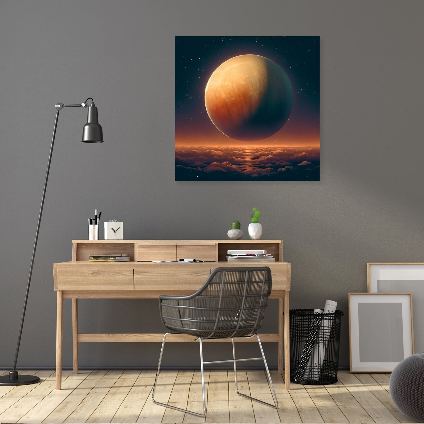 Titan's Hazy Enigma Canvas
