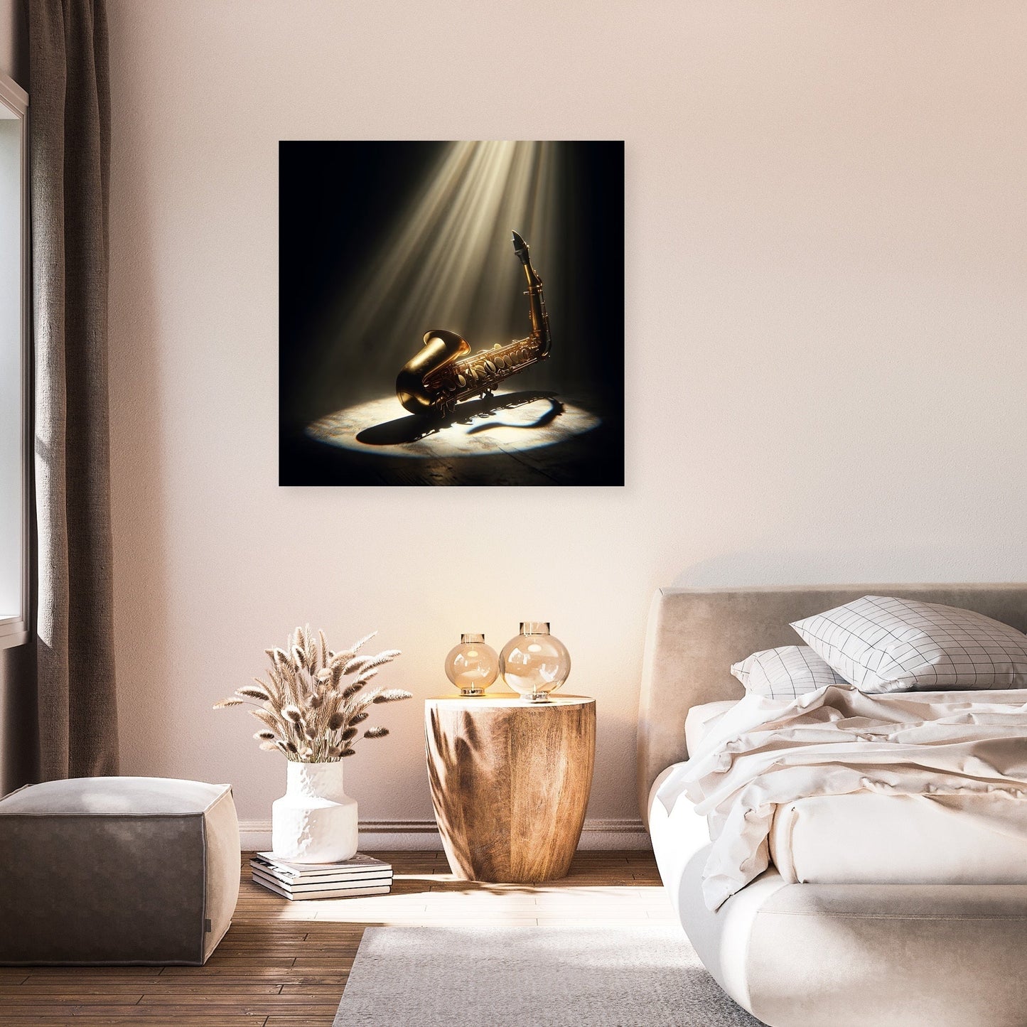 Solo Saxophone Canvas